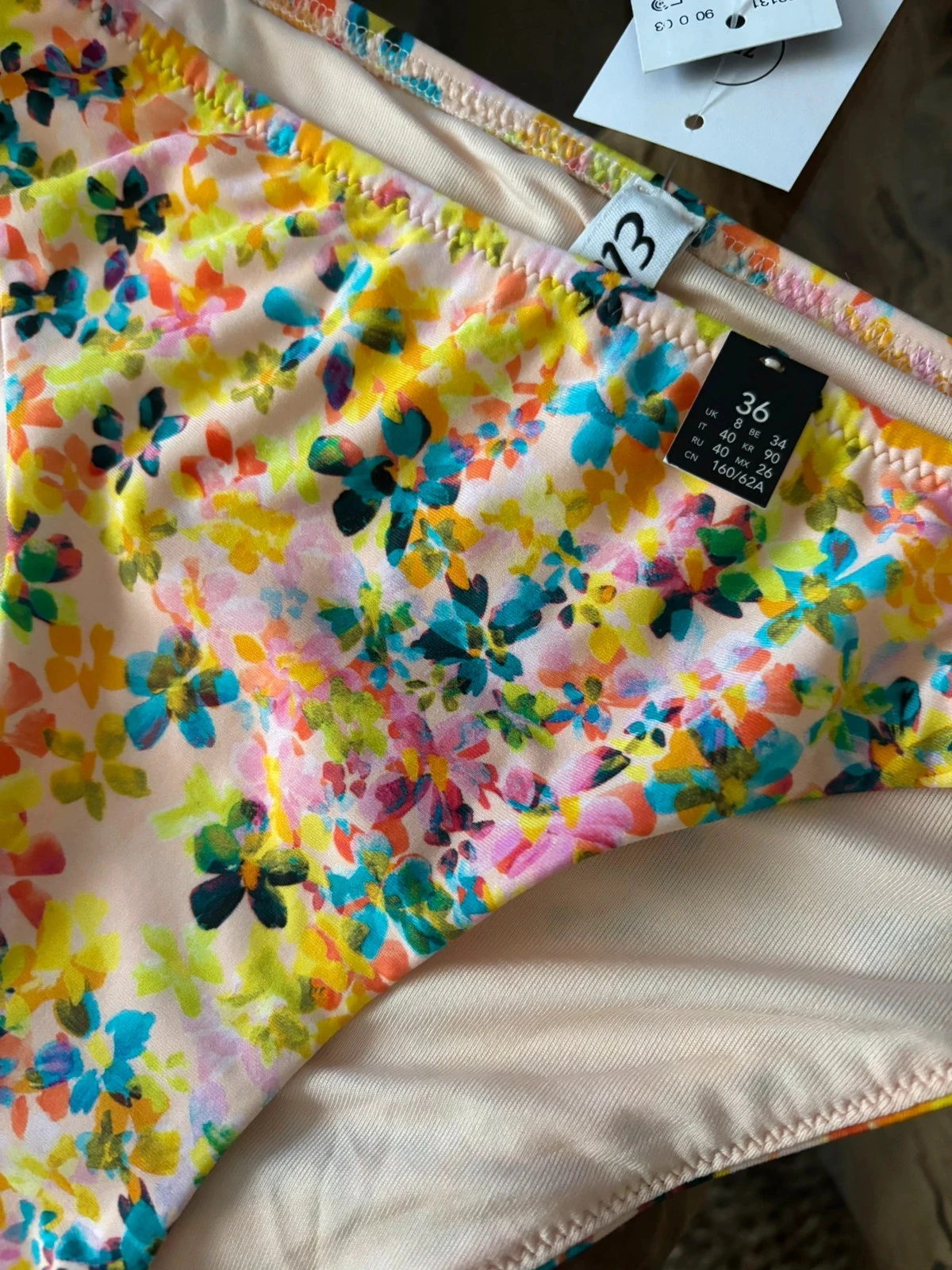 Etam multicolored floral swimsuit bottoms 36 – photo 3